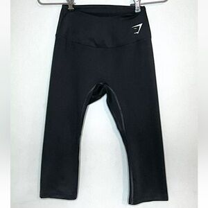 Gymshark High Rise Training Cropped Capri Compression Leggings Sz S